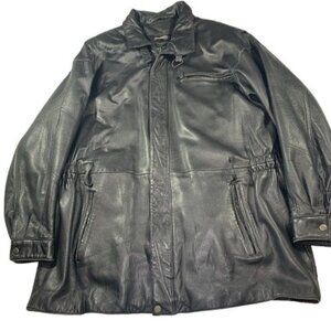 Vintage Wilsons Leather Mens Large Motorcycle Biker Jacket Thinsulate Thermal